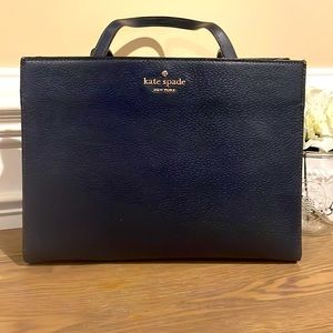Kate Spade Thompson Street Large Sam Shoulder Bag- Blazer Blue